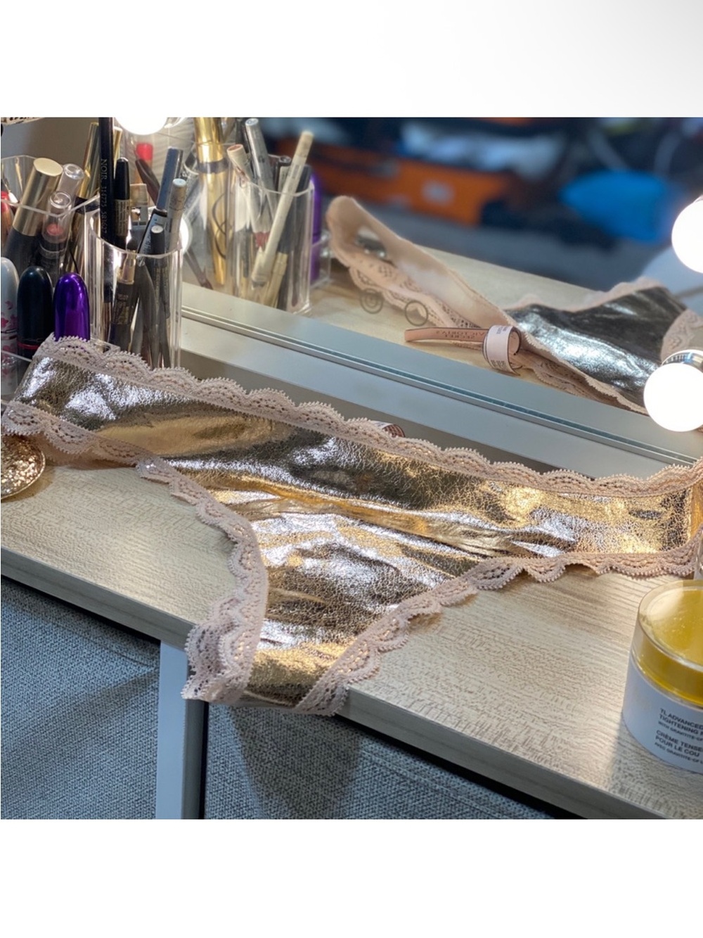 Victoria’s Secret Gold Lace panties